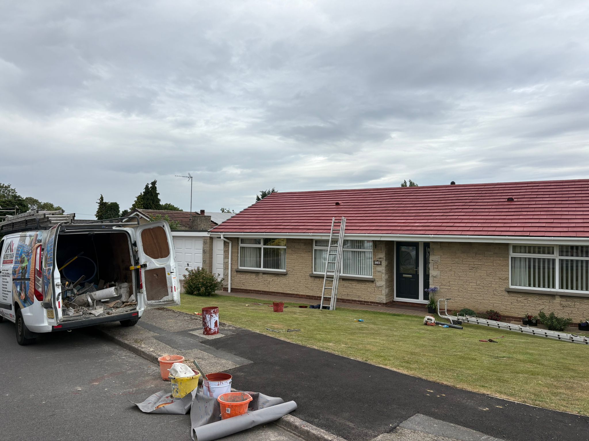 Bungalow Roof Painting – Completed